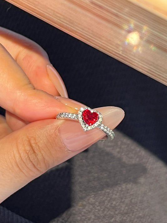 Ruby Heart Ring