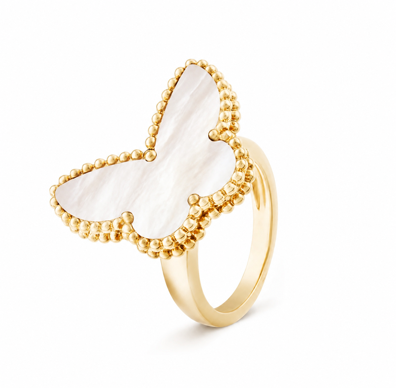 Butterfly Mother Of Pearl Ring