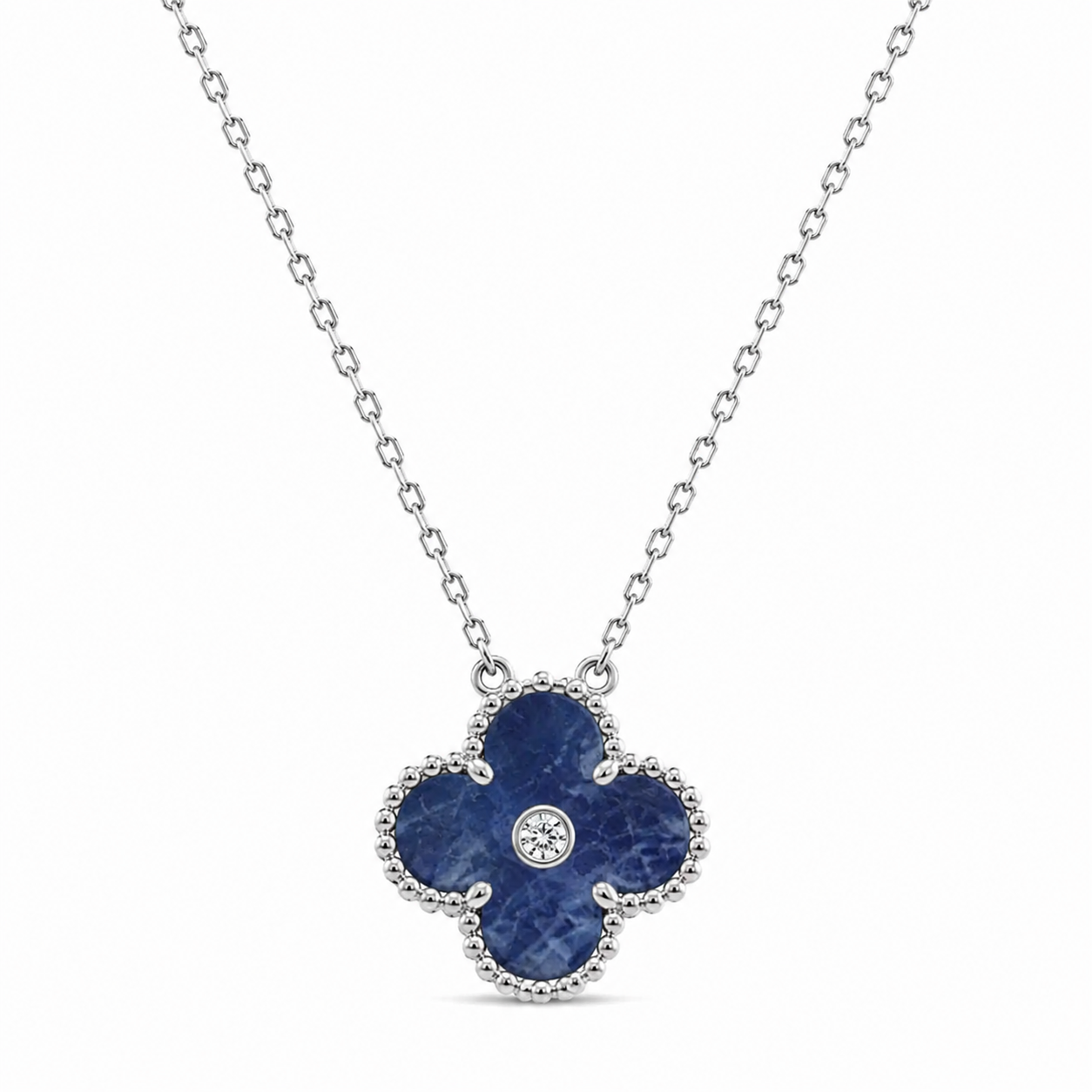 Étoile Bleu Clover Necklace