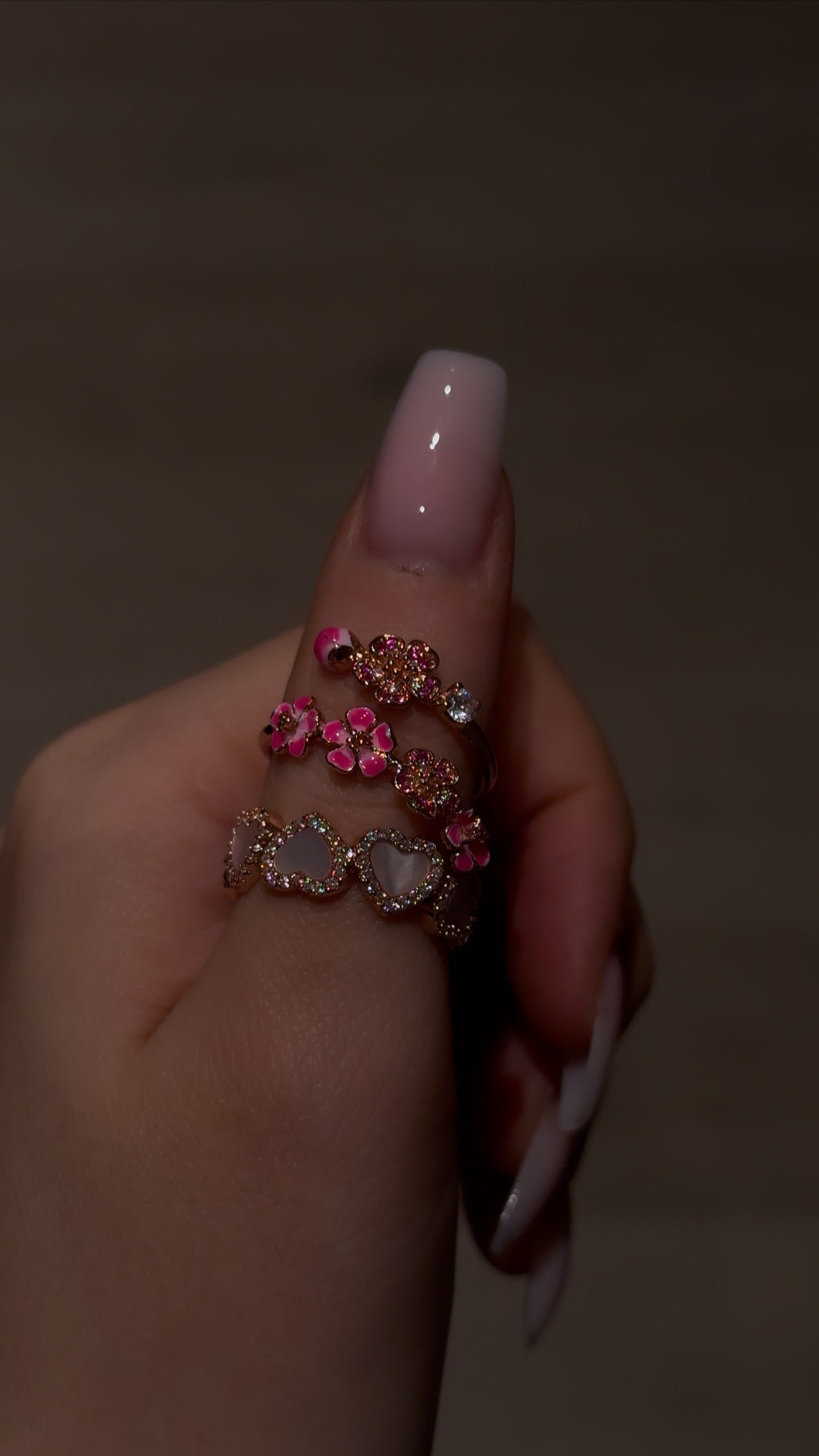 Peach Blossom Ring