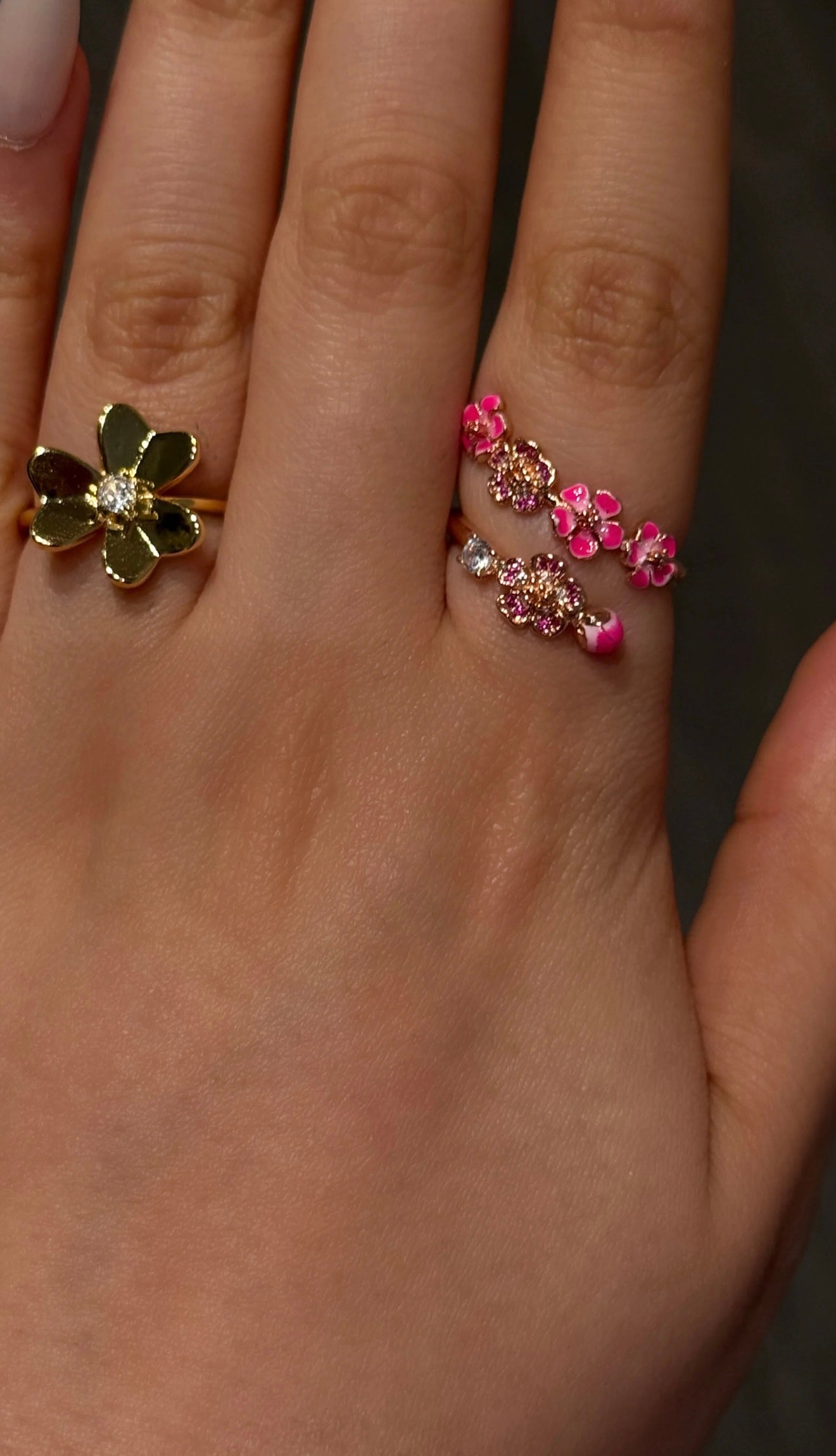Peach Blossom Ring