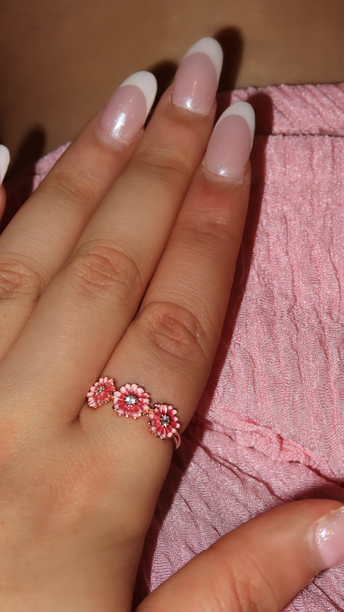 Rose Gold Daisy Ring