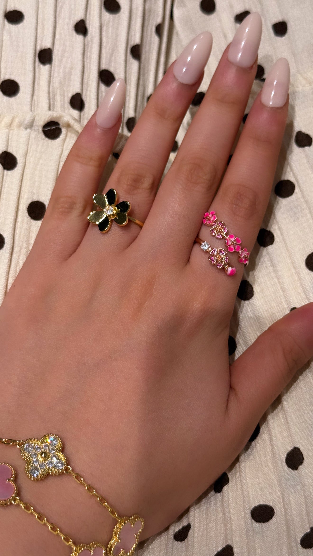 Peach Blossom Ring