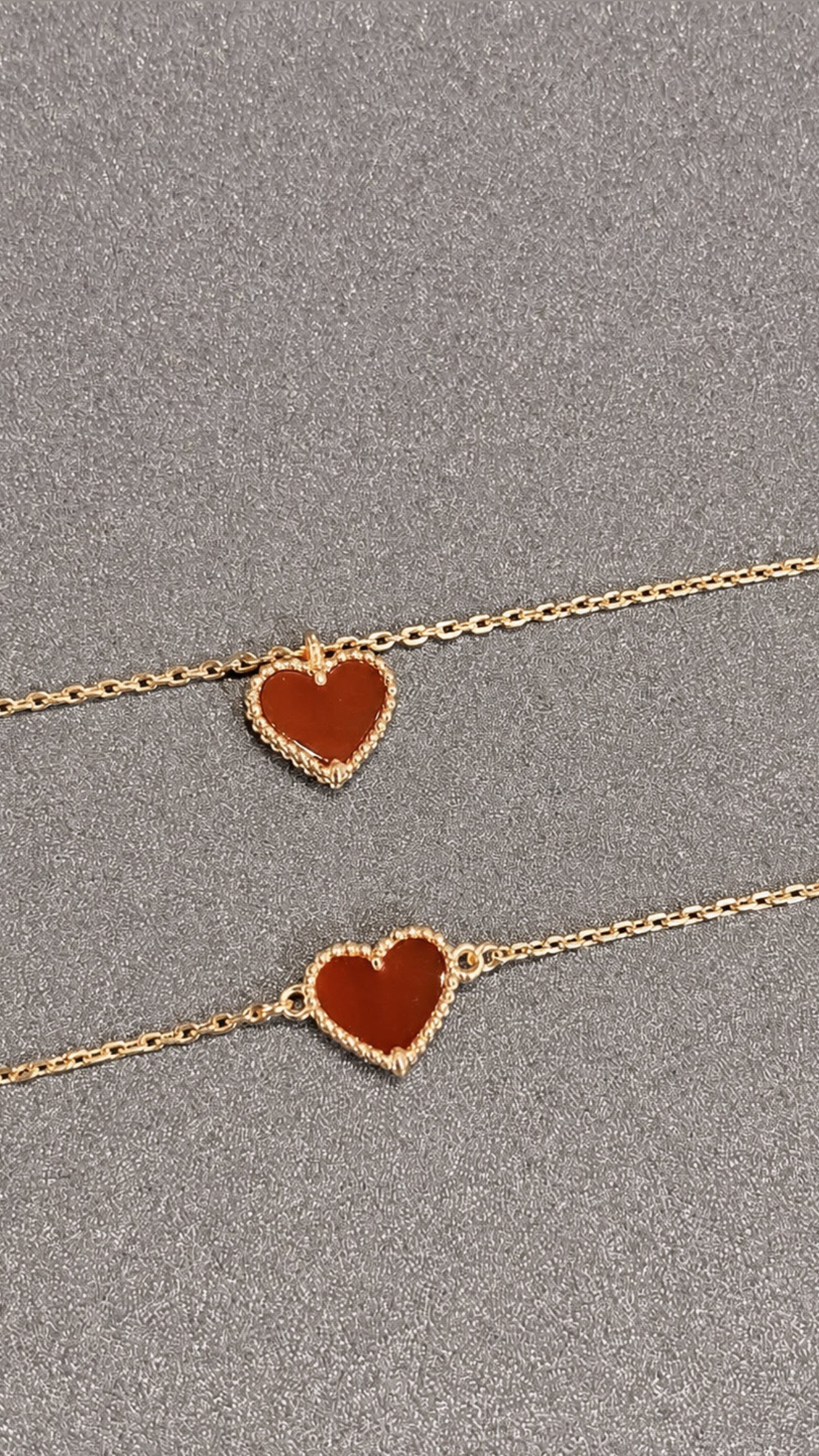 Ruby Heart Bracelet