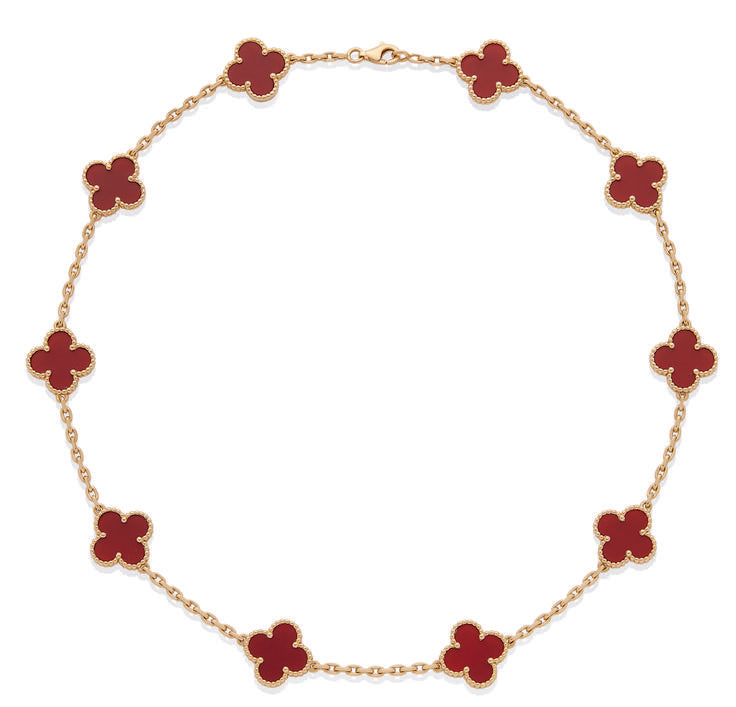 10 Clover Necklace