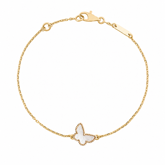 Celeste Mother Of Pearl Butterfly Bracelet