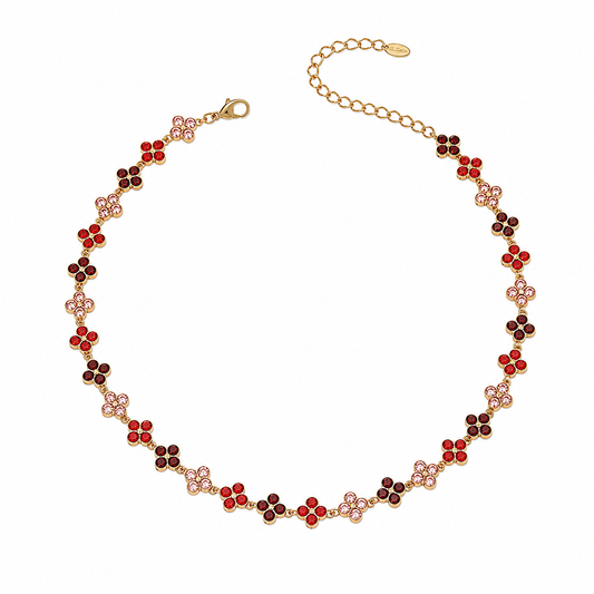 Fiore Necklace - Ruby