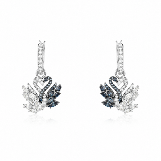 Hugging Swan Earrings