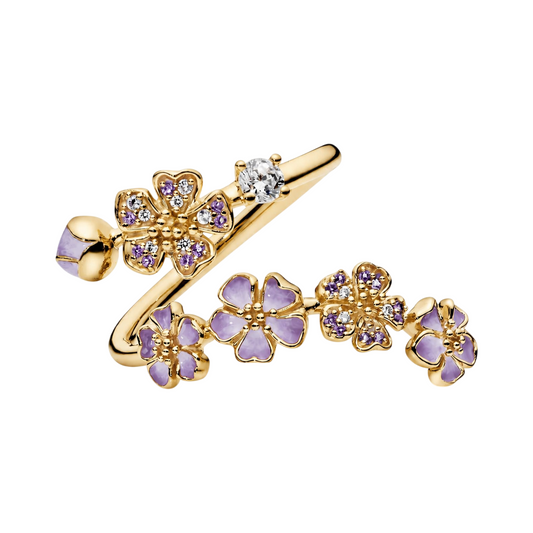 Lilac Gold Peach Blossom Ring (LIMITED EDITION)