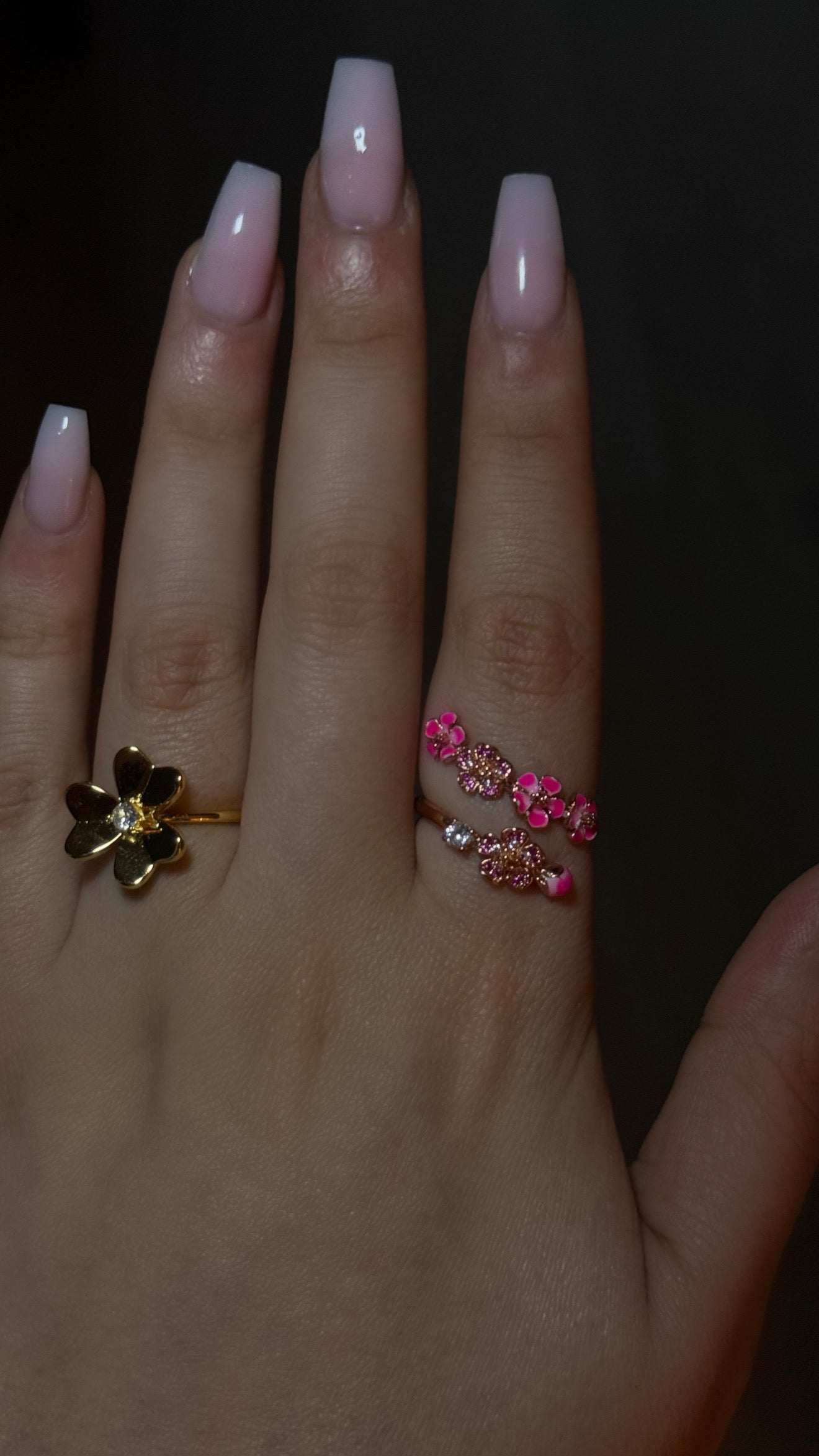Peach Blossom Ring