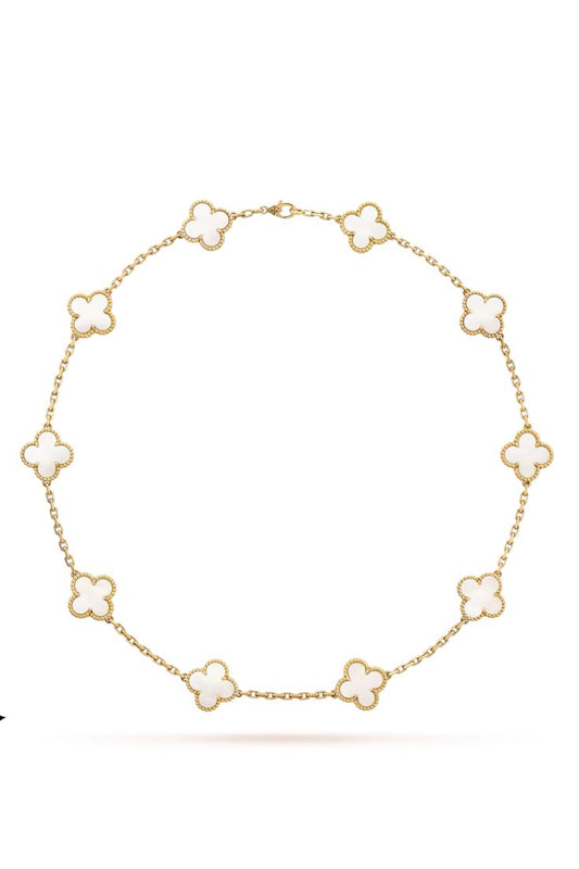 10 Clover Necklace