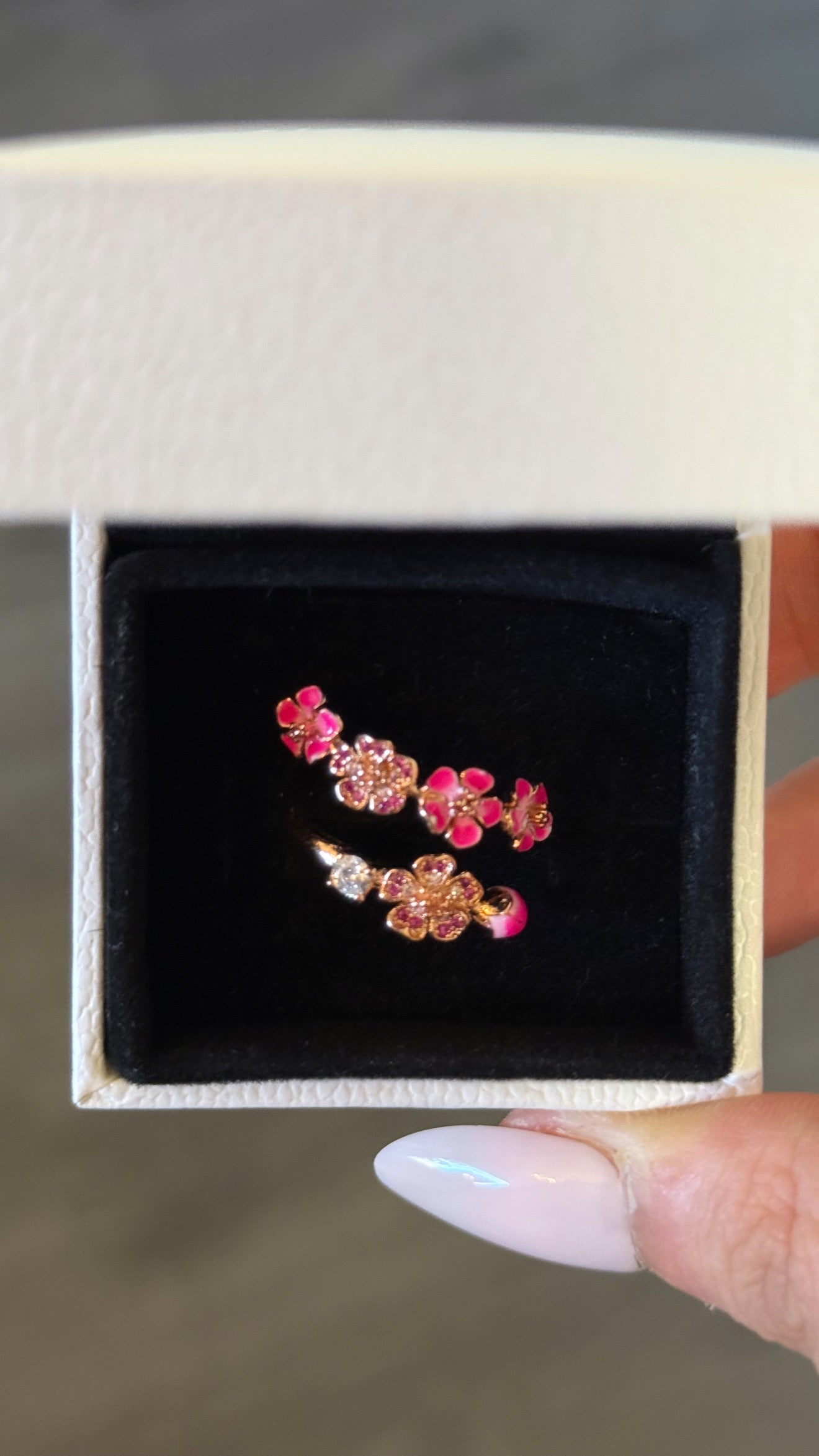 Peach Blossom Ring